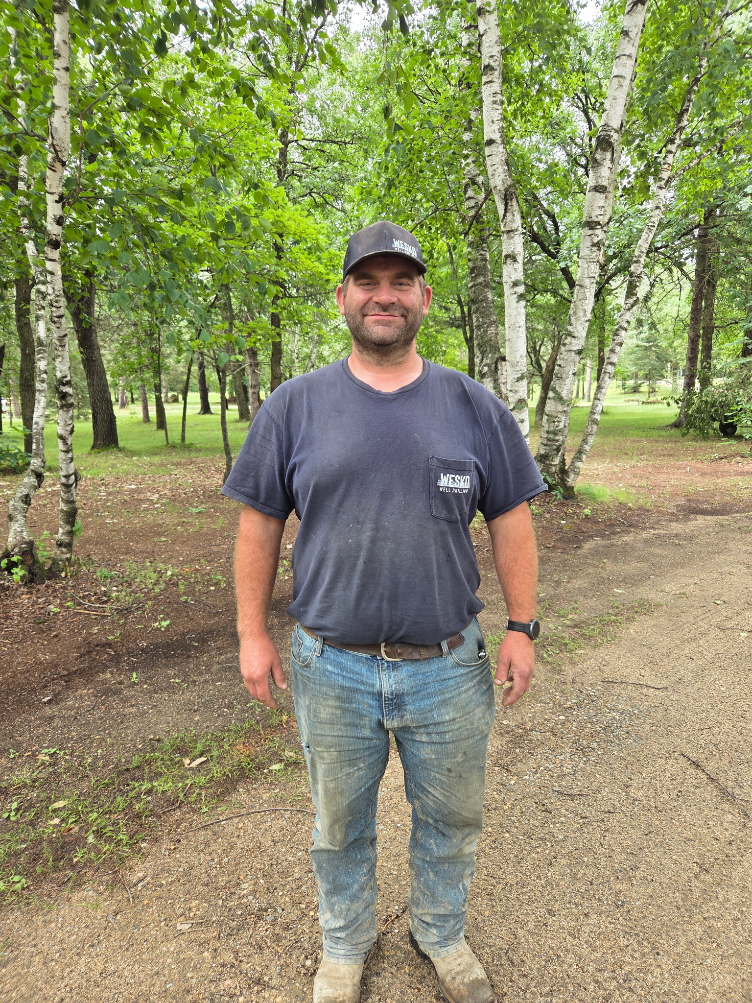 Neal Peterson, co-owner of WESKO Well Drilling
